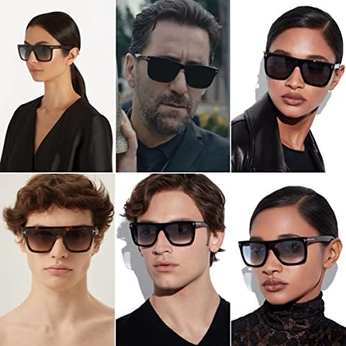 Nidovix klasične Vintage kvadratne naočare za sunce za muškarce i žene veliki okvir Retro 70s naočare za sunce UV400 zaštita