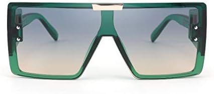 FEISEDY kvadratne ogromne naočare sa ravnim vrhom sa bočnim sočivom integrisanim za žene muškarce B4028