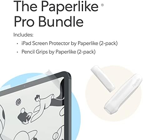 Paperlike Pro Bundle-dva-u-jednom komplet uključuje zaštitnik ekrana za iPad Pro 11 i iPad Air 10.9 & olovke Grip