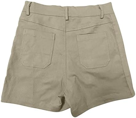 Ženske kratke hlače za Twill Twill Regular Fit Pješačke kratke hlače Ljetne casual atletske kratke hlače Bermuda kratke hlače sa džepovima