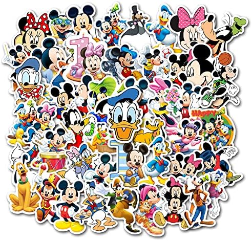 50kom Mickey & amp; Minnie Mouse naljepnice za djecu, vinil vodootporna naljepnica Party paket za flaše vode šalice Hydroflask Notebook