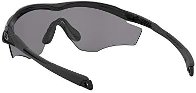 Oakley muške Oo9343 M2 Frame XL pravougaone naočare za sunce, polirane crne / crne Iridijum polarizirane, 45 mm
