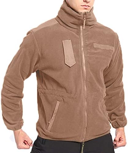 Muška vanjska jakna Softshell WortFoort Warm Fleece Napunite planinarske jakne kaput pune zip up vetar s dugim rukavima