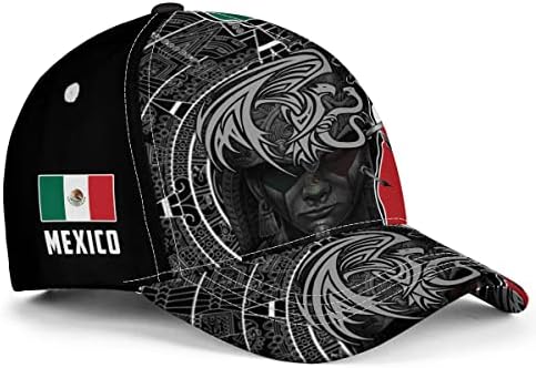Hieprints Mexico Hat, Meksički šeširi za muškarce i žene, bejzbol kape sa zastavom Mexico Eagle Snapback, Gorras de Mexico para Hombres