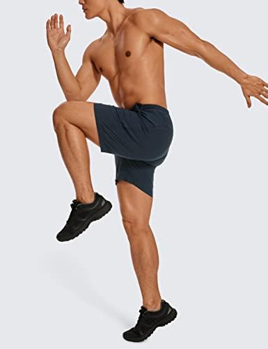 CRZ joga muške kratke hlače - 7 '' Ultra-Light Quick Work Workout Trajanje atletske kratke hlače sa džepovima