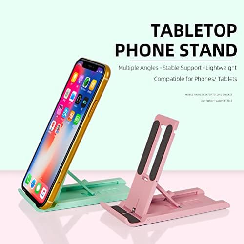 Pansyling 2 pack sklopivi štand za mobitel, podesivi držač mobilnog telefona za stol kompatibilan sa iPhoneom / Kindles / pametnim