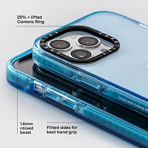 Casetefy Impact futrola za iPhone 13 Pro Max - Sierra Blue Clear