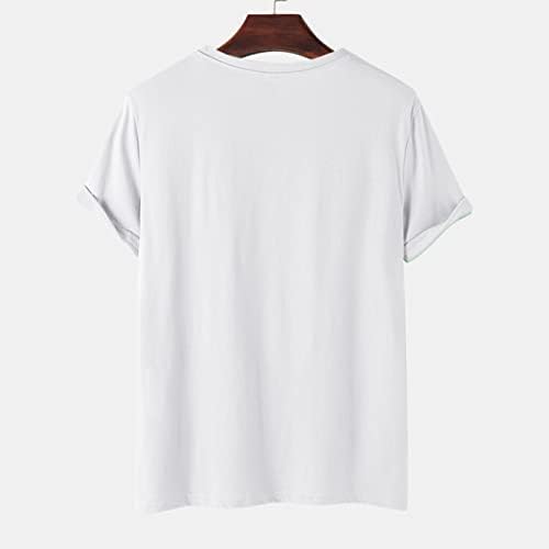 HIPSTER T majice za muškarce Teen-muške modne ljetne majice casual crew vrat kratkih majica Slim Fit Novelty grafička bluza