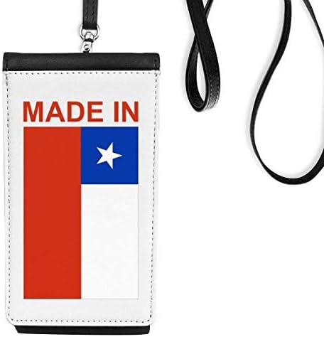 Napravljen u Čileu Country Love Telefon novčanik torbica Viseća mobilna torbica Crni džep