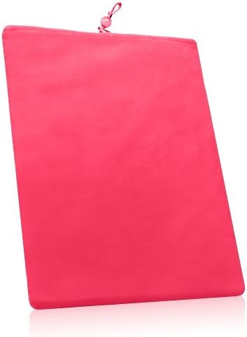 Boxwave Case kompatibilan sa Mimo-om-1080C-of - baršunastom torbicom, mekom velur tkanine rukav sa crtežom za MIMO UM-1080C-OF, MIMO UM-1080C-OF, MCT-10HPQ, MCT-10QDS - Cosmo Pink