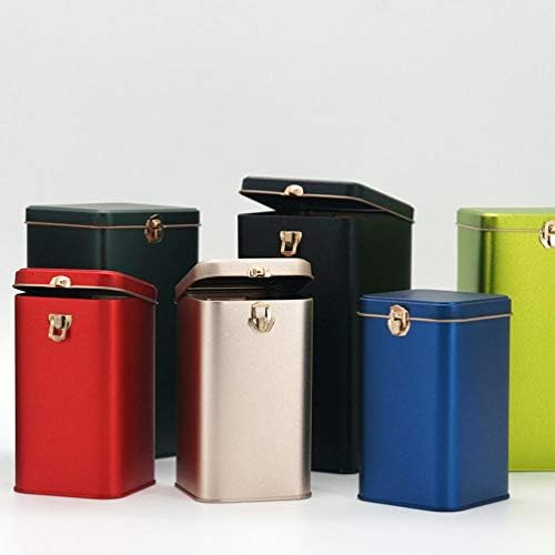 Metalni kanister za čaj metalni kontejneri za skladištenje limenke kutije za odlaganje sa poklopcima kutija za odlaganje bombona za