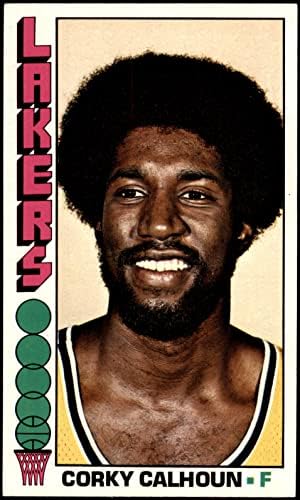 1976 TOPPS 12 Corky Calhoun Los Angeles Lakers NM + Lakers u Pennu