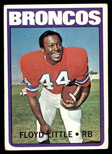 1972 FAPPS # 50 Floyd Little Denver Broncos Good Broncos