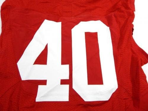 2012 San Francisco 49ers 40 Igra izdana Crveni dres 46 DP35569 - Neintred NFL igra rabljeni dresovi