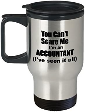 Računovošna putna krigla - smiješna sarkastična toplotna izolirana nehrđajući čelik CPA krilica za kafu