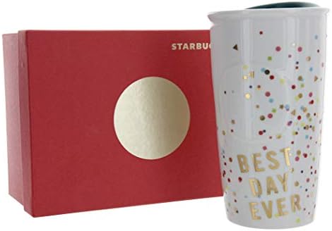 Starbucks Confetti Najbolji dan ikad Dupli zidni putnik, 12 fl oz