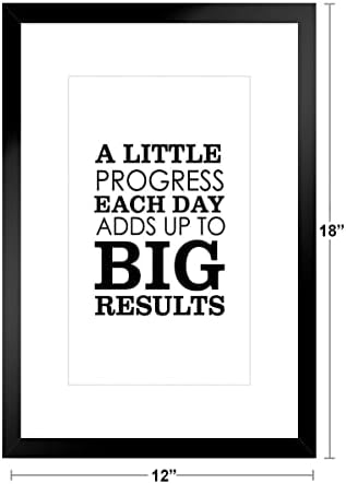 Mali napredak Svaki dan dodaje do velikih rezultata Inspirativni motivacijski poster Teamwork Citat Inspire Quiteova Pozitivna podrška