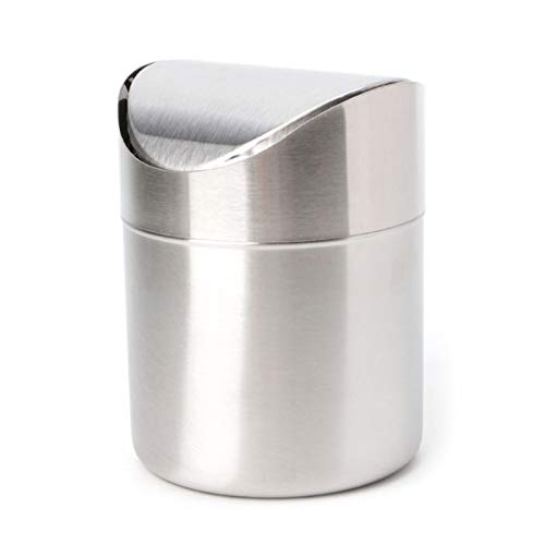 AGRIVA Kuhinja Kan za smeće, smeće može kućna kuhinja ured od nehrđajućeg čelika srebrna od nehrđajućeg čelika, smeće može biti kontra