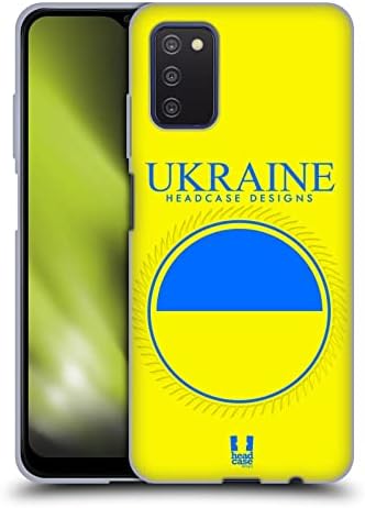 Dizajni za glavu Ukrajinska zastava zastava zastite 2 Mekani gel Case kompatibilan sa Samsung Galaxy A03S