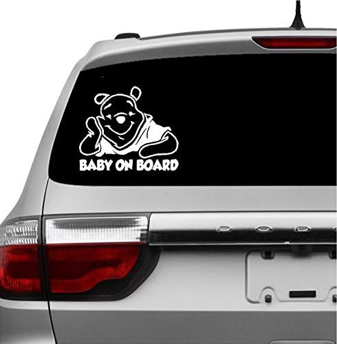 Beba na brodu Winnie de Pooh naljepnica za bebe naljepnica Vinil za automobile Windows)