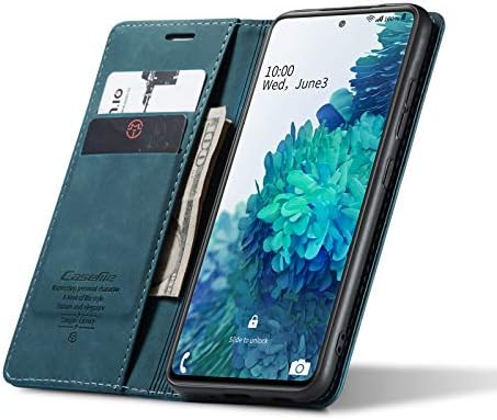 Lbyzcase Flip Case za Galaxy S20 FE, zaštitni poklopac kožnog novčanika za cijelo tijelo otporan na udarce sa magnetnim zatvaračem,