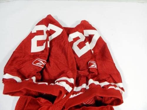 2010 San Francisco 49ers CJ Spillman 27 Igra izdana Crveni dres 44 DP30920 - Neincign NFL igra Rabljeni dresovi