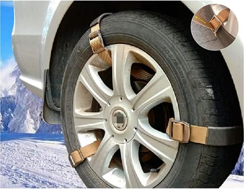 Jednostavno univerzalni lanci za hitne snežne gume - Fineget HD teška za suv kamion Jeep Pickup Car van ATV Ford GMC Honda Toyota