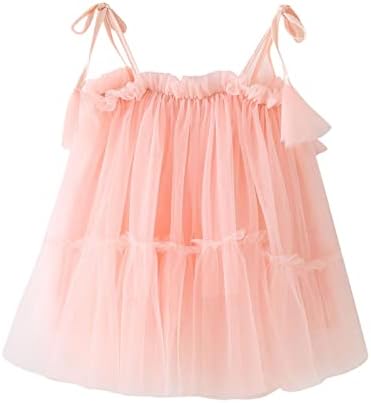 KAGAYD djevojke Casual Dress Toddler djevojke bez rukava čvrste Tulle princeza haljina Dance Party haljine odjeća za djevojčice