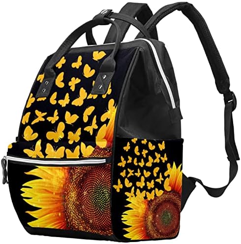 Guerotkr putnički ruksak, vrećica za peleni, ruksak pelene, zvijezda leteći leptir suncokret