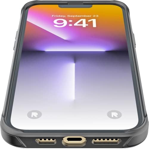 Rebel Telefon Obriši iPhone 13 Pro Max Case [Frosted serije GEN-3] Magsafe kompatibilan, prozirni mat, zaštitni udarni odbojnici, metalni tasteri, Slim Fit Grip, 6,7 inča 2021