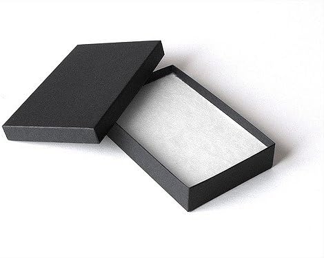 25 komada pamuk pamuk ispunjen mat crnim papirnim kartonskim nakitom poklon i maloprodajne kutije 3 x 2 x 1 inča # 32 Veličina od R j Prikazuje se
