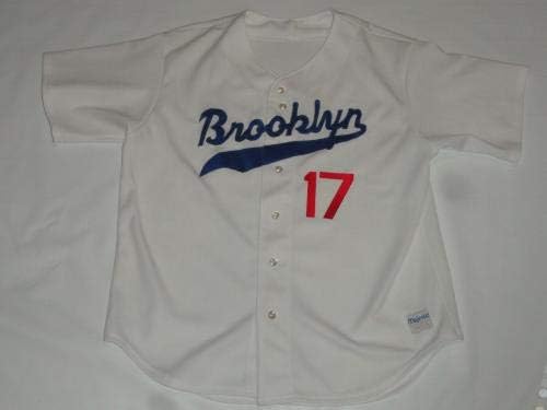 Carl Erskine potpisan veličanstveni brooklyn Dodgers dres JSA COA licenciran - autogramirani MLB dresovi