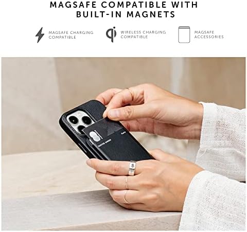 Izvorni unija Clic Classic | Magsafe kompatibilna futrola - ugrađeni magneti za Magsafe - reciklirane i biljne materijale - ultra-jak sa zaštitom od 6ft / 1,8 m za iPhone 12, 12 pro