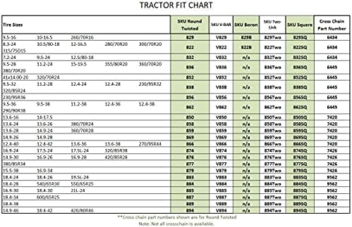 TERECHAN.COM MASSEY FERGUSON 1220 9.5-16 Traktorski lanci guma