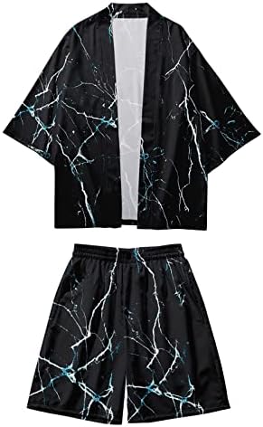 Xiloccer Muška odjeća Stilovi Estetske odjeće muške ljetne odjeće muškarci estetski odjevnici muške kimono kardiganske majice
