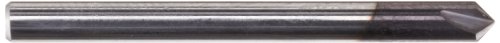 KEO 55760 Solid Carbide Jednoj krajnk, tialna obložena, 3 flaute, ugao tačke 90 stupnjeva, okrugli nosač, 1/8 prečnik promene, 1/8