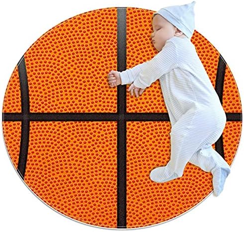 Baby ćisam košarka Sport Game Okrugli šatorski prostirka Super mekani rasadnici protiv klizanja za dječje dijete 39.4x39.4IN