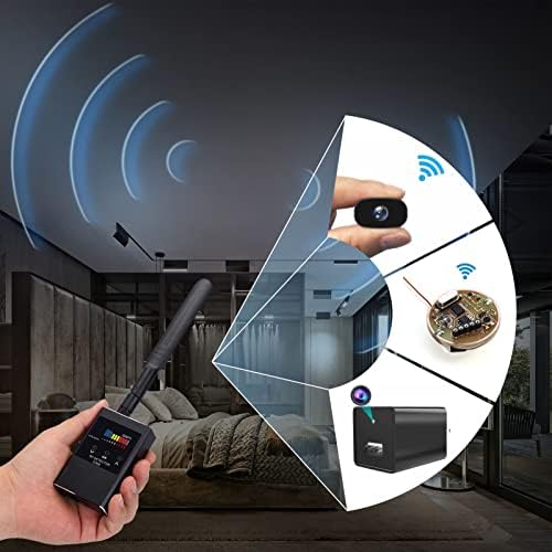 Ftvogue Detektor kamere RF Detektor uređaja za skener za bežični signal Detektor grešaka za GPS TRACKER Slušanje uređaja za slušanje