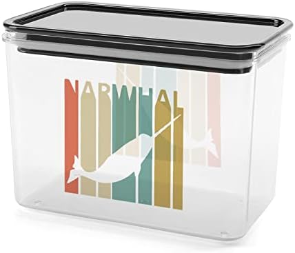 Kutija za odlaganje Narvala u starinskom stilu plastični kontejneri za organizatore hrane sa poklopcem za kuhinju