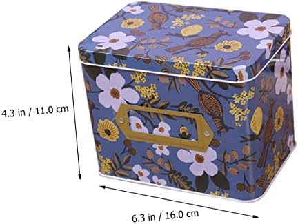 Abaodam 3 kom etiketa završna kutija nalepnice za tegle kutija za odlaganje sa poklopcem oznake za hranu za kutiju za odlaganje na bazi švedskog stola tegla za kolačiće labava kutija za odlaganje u kontejneru za čaj Sundries Box Chic