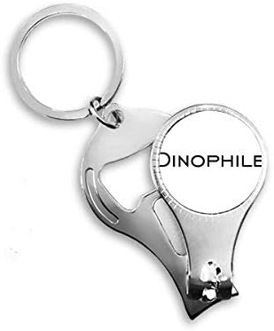 Stilska riječ Dinofil Art Deco Poklon modni noktilni prsten za nokte Prsten ključeva Clipper