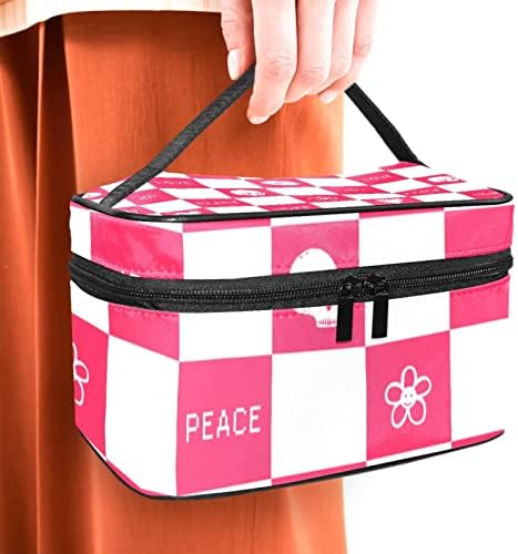 Travelna torba za šminke, kozmetička torba Make up Case za organizator, za žensku torbicu za toaletne potrepštine Oprema Četke, provjerite