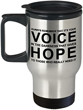 911 Dispečer kafe putna krila najbolje smiješno jedinstveno slanje čaša čaja Savršena ideja za muškarce žene glas u tami koji daje nadu