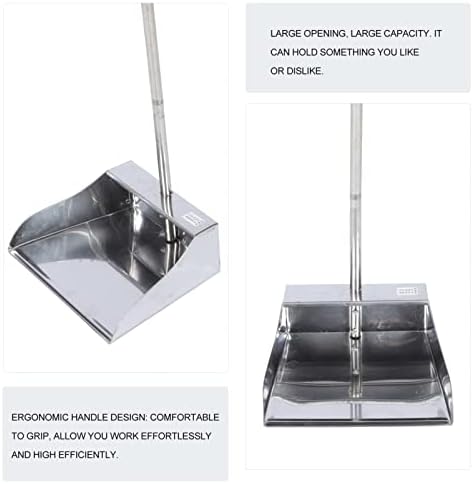 Ipetboom za čišćenje Dobavljači za čišćenje 1pc Pan, tave s ručkom DustPan Metal Pan Sklapanje prašine za čišćenje kočija za čišćenje