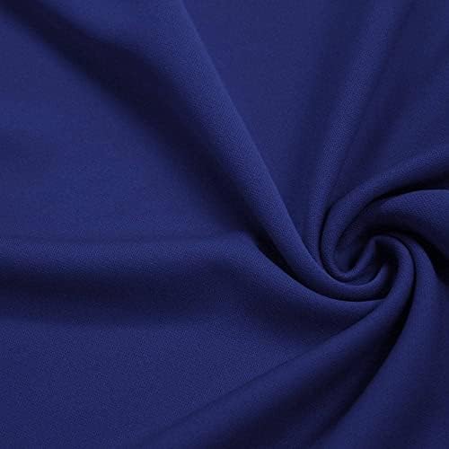 Evie Kraljevsko plava poliesterska ronilačka tkanina pored dvorišta - 10021