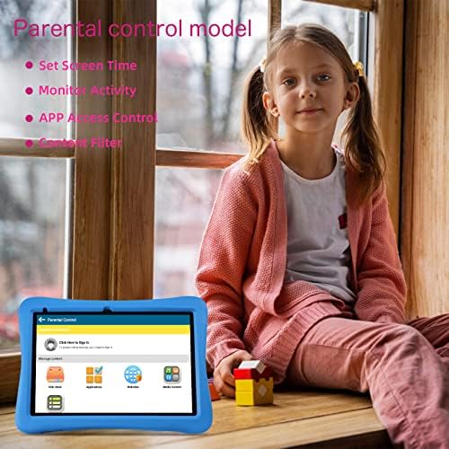 Dječiji Tablet 10 inča, Android 11 Tablet za djecu, 32GB ROM+2GB RAM-a, četverojezgreni tablet za malu djecu od 1,5 GHz, 1280x800