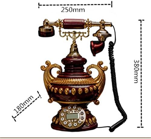 ZlxDP Europska retro telefonska svjetiljka Antiknijski modni žičani fiksni dnevni boravak ukrasni ličnost ukrasi