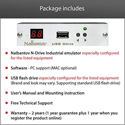 Nalbantov USB disketa Emulator N-pogon industrijski za Traub TNC 65 sa TX8H