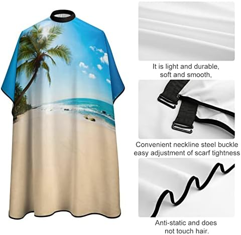 Havaji tropska plaža brijač za rezanje kose Kape vodootporni ogrtač sa podesivim zatvaranjem kopča za frizeru