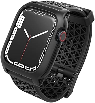 Catalyst Aktivni slučaj odbrane dizajniran za Apple Watch seriju 8/7 45 mm, otporan na 10ft, EKG i EKG kompatibilan, otporan na udar
